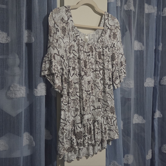 PerSeption Concept Floral Ruffle Blouse - Picture 2 of 7